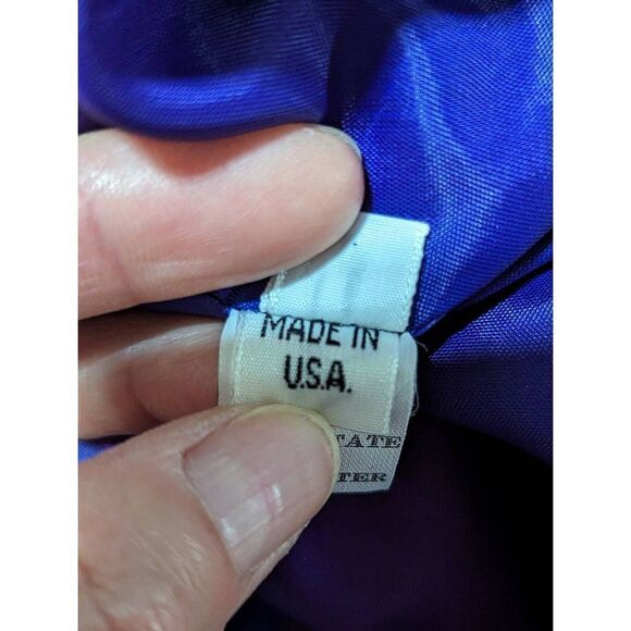 Rina di Montella Women's Rayol Blue Formal Skirt Suit Size 8 - Picture 10 of 10